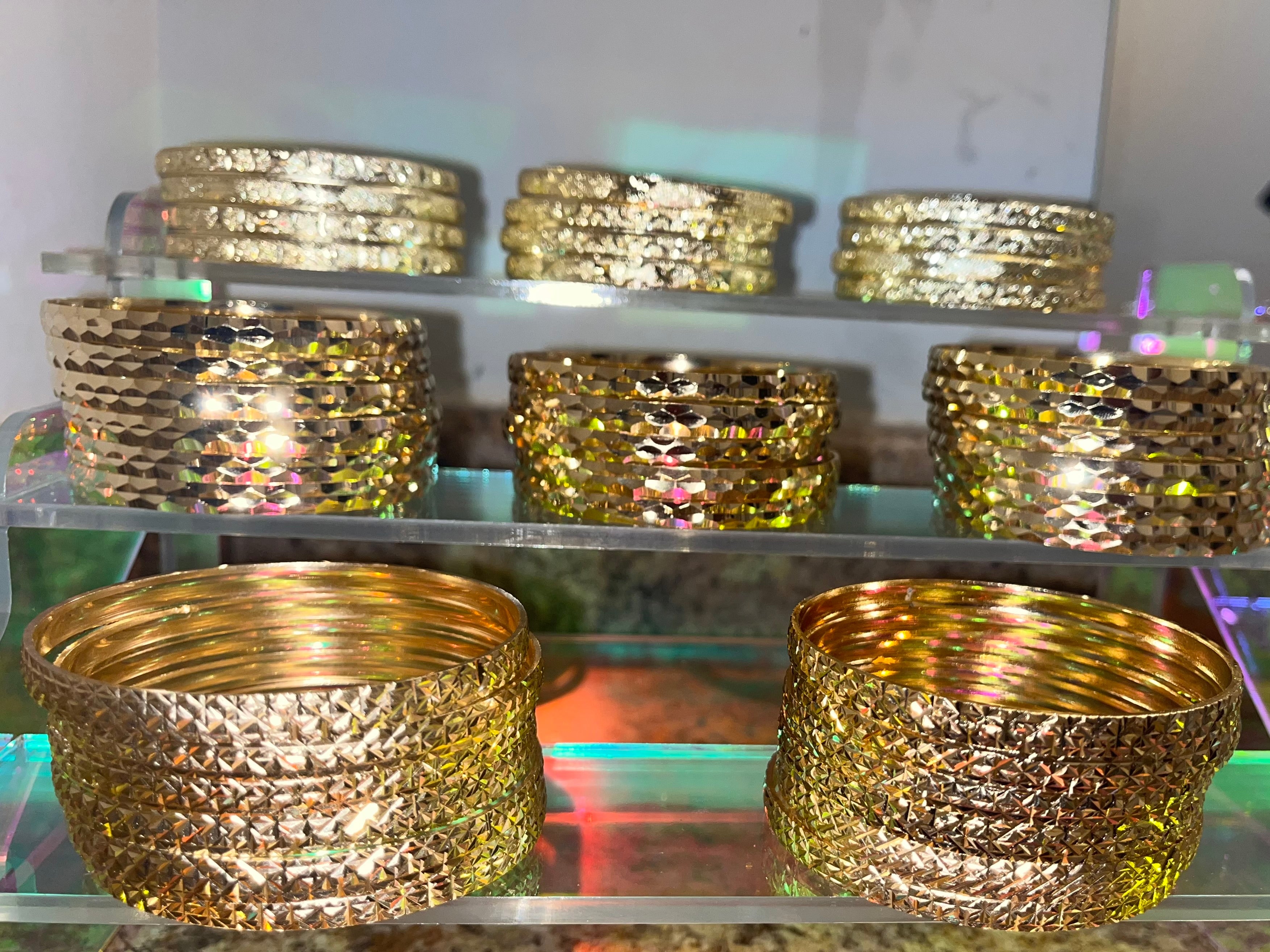 Thick Gold Bangles